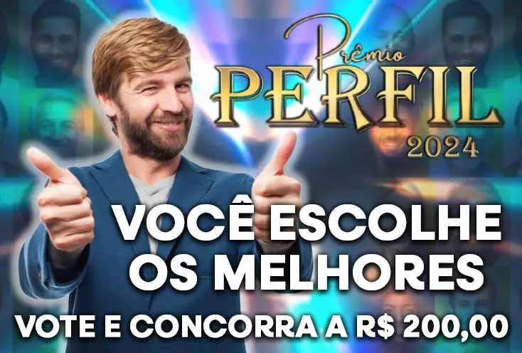 Prêmio Perfil 2024: vote e concorra a R$ 200,00